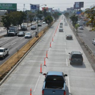 Reabren carriles centrales de Prolongación López Mateos