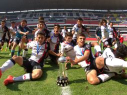 Los Rojinegros festejaron merecidamente. MEXSPORT / B. Maldonado