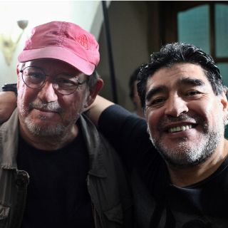 Maradona se reúne con Silvio Rodríguez en La Habana