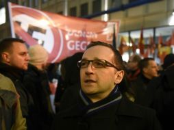Heiko Maas apremia al movimiento 'Pegida' a desconvocar su protesta silenciosa 'si tienen un resto de decencia'. AFP / O. Andersen
