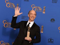 El primer premio de la noche fue para J.K Simmons, como Mejor actor de reparto, por su papel en 'Whiplash'. AP / J. Strauss