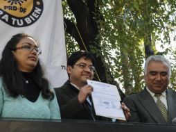 Alejandro Fernández Ramírez, jefe delegacional en Cuauhtémoc, destaca su compromiso de trabajar en equipo. SUN / P. Juárez