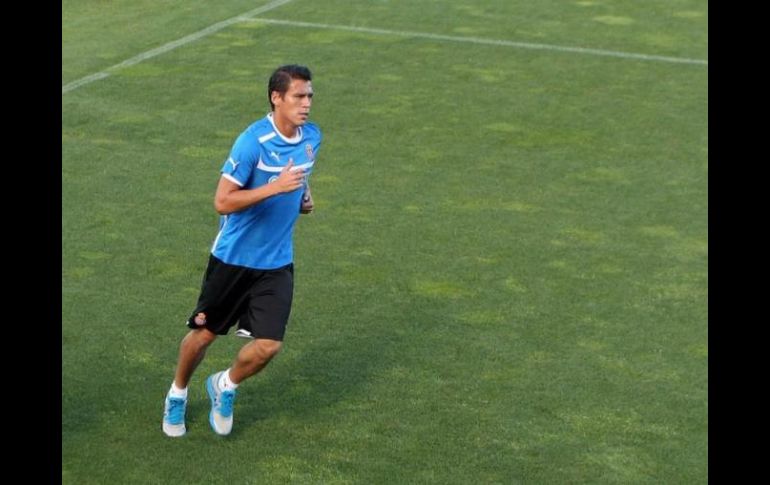 El mexicano suma pocos minutos tras regresar de una lesión. ESPECIAL / www.rcdespanyol.com