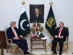 Kerry extendió a Nawaz un mensaje de condolencias  por el atentado del 16 de diciembre. TWITTER /   @JohnKerry