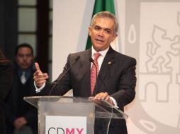 Mancera Espinosa mencionó que uno de los reclamos principales es atacar la corrupción. NTX / G. Granados