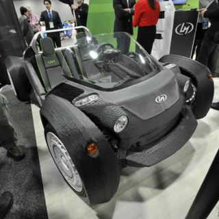 Presentan coche hecho con impresora 3D