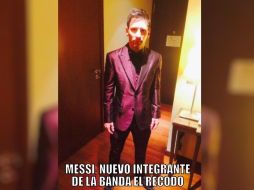 Durante todo el día en redes sociales circularon 'memes' sobre la apariencia de Messi. TWITTER / @ElRecodoOficial