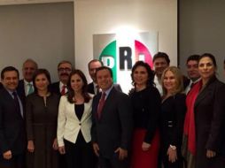 La definición se realizó luego de más de una hora de encuentro privado en el que participó el presidente priista. TWITTER / @PRI_Nacional