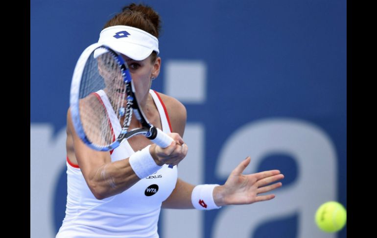 Radwanska cayó en dos horas y 10 minutos de partido. EFE / D. Himbrechts