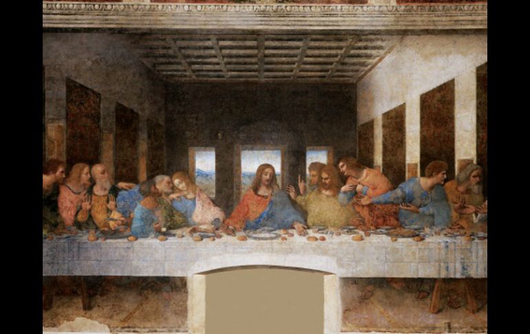 La exhibición incluye una de las piezas más famosas del mundo: 'La última cena' de Leonardo Da Vinci. ESPECIAL / cenart.gob.mx