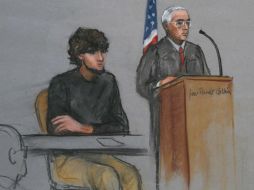 El juicio contra Dzhokhar Tsarnaev, de 21 años, por la doble explosión en el Maratón de Boston comenzó el pasado 5 de enero. AP / J. F. Collins