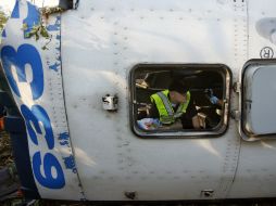 Los dos tripulantes del tren salieron ilesos del accidente, según informó la empresa, Union Pacific. AP / ARCHIVO