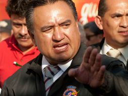 El líder del Sindicato Mexicano de Electricistas, Martín Esparza, no quiere indemnización, sino recontratación. NTX / ARCHIVO