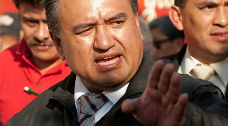 El líder del Sindicato Mexicano de Electricistas, Martín Esparza, no quiere indemnización, sino recontratación. NTX / ARCHIVO