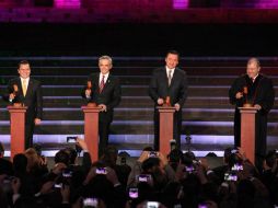 Manuel Granados, Miguel Ángel Mancera, Miguel Ángel Osorio Chong y Elías Aznar dan el 'martillazo' de inicio. SUN / V. Rosas