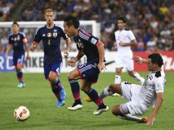 Con la victoria, el cuadro dirigido por el ''Vasco'' Aguirre alcanza seis unidades para ser líder en el Grupo D. EFE / D. Hunt