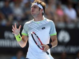 Mayer no pudo vengar a su compatriota Juan Martín del Potro, quien salió del certamen este jueves a manos del mismo rival. EFE / D. Lewis