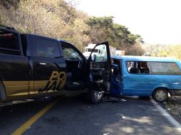 Los lesionados fueron trasladados al Hospital Regional de Cocula. ESPECIAL / UEPC