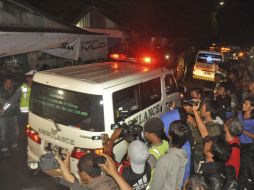 Los cuerpos de los ejectuados fueron transportados de la prisión donde se efectuó la condena de muerte. AP / Wagino