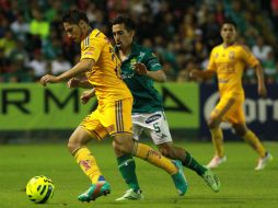 El equipo leonés intentó a toda costa conseguir el empate,  pero fue incapaz de concretar los arribos que tuvo. MEXSPORT / A. García