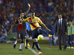 Tena observa el juego. El 'Capitán Furia' confía en el funcionamiento de su equipo y espera cosechar puntos en los próximos partidos. MEXSPORT / A. Macías