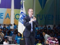 Ricardo Anaya Cortés prepara a los militantes rumbo a la elección el 7 de junio. TWITTER / @RicardoAnayaC