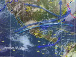 El frente frío 29 provocará lluvias y bajas temperaturas en algunos estados. TWITTER / @conagua_clima