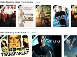 Las cintas saldrían tanto en los cines como en su servicio ''Amazon Prime Instant Video''. ESPECIAL / www.amazon.com
