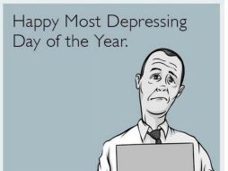 El lunes triste o Blue Monday ocurre los tercer lunes de cada enero. TWITTER / @flor_calderon