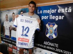 Dávila sólo jugó seis meses en este equipo. TWITTER / @CDTOficial