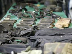 Entre sus pertenencia encontraron ocho fusiles, ocho cargadores y 240 cartuchos útiles al calibre. EL INFORMADOR / ARCHIVO