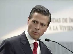 Las medidas, detalla Peña, se dividirán en cuatro grupos, según los beneficiarios y las acciones que se implementarán. YOUTUBE / Gobierno de la República