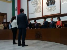 Imagen de la toma de protesta de los regidores. EL INFORMADOR / T. Villaseñor