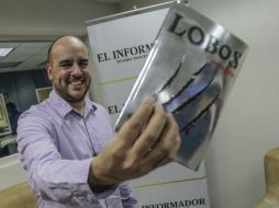 El escritor Xavier M. Sotelo reconoce que enfrentó un proceso bastante largo para darle forma a 'Lobos'. EL INFORMADOR / F. Atilano