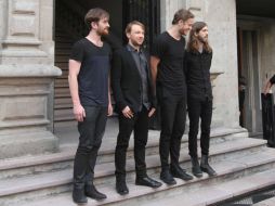 El cuarteto recibió Doble Disco de Platino por las altas ventas de su anterior álbum de 2012 'Night Visions'. NTX / ARCHIVO