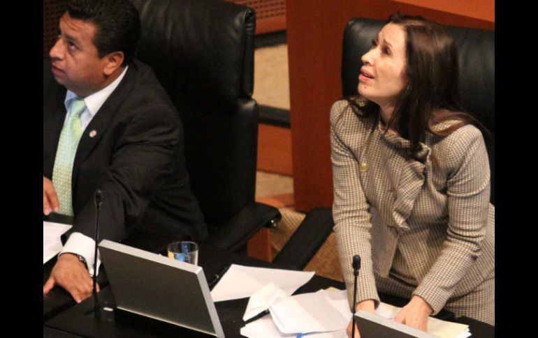 Este jueves, un programa radiofónico comentó la eventual salida de la actriz del PRD. NTX / ARCHIVO