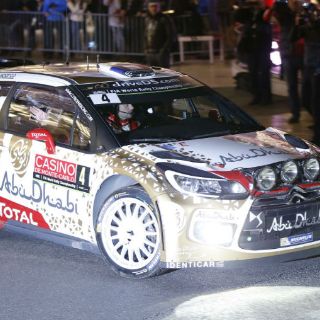 Sebastien Loeb, a la cabeza en el Rally de Montecarlo