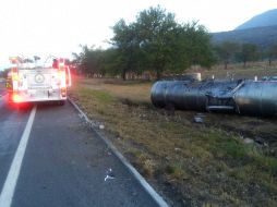 Las autoridades logran controlar la fuga de diésel. EL INFORMADOR /
