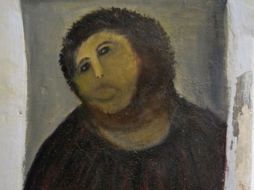 En 2012, la octogenaria Cecilia Giménez ganó fama y dinero cuando intentó reparar el Ecce Homo de Borja, realizado en el siglo XIX. EFE / ARCHIVO