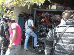 Imagen del operativo que realizaron las autoridades. TWITTER / @FiscaliaJal