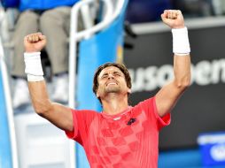 Ferrer reconoce que la batalla contra Simon fue dura, 'Gilles nunca se da por vencido', declara. EFE / J. Smith