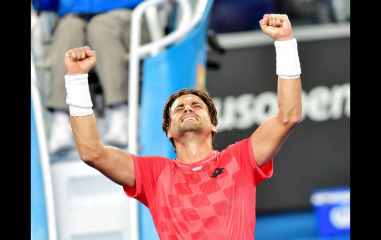 Ferrer reconoce que la batalla contra Simon fue dura, 'Gilles nunca se da por vencido', declara. EFE / J. Smith