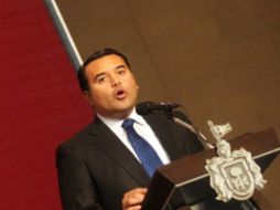 El dirigente de la Anac del PAN, Renán Barrera Concha, asegura que la propuesta de Peña Nieto deja amarrado de manos al municipio. EL INFORMADOR / ARCHIVO