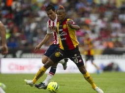 Fidel Martínez fue el autor del gol por parte de Leones Negros. EL INFORMADOR / J. Mendoza