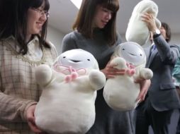 Smiby está programado para reír cuando lo cogen y sonrosar sus mejillas cuando está contento. TWITTER / @JTQuigley