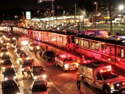 Por la movilización de equipos de emergencia, la circulación en Federalismo también resultó afectada. EL INFORMADOR / E. Barrera