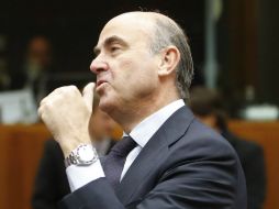 Luis de Guindos, ministro de Economía de España, asegura que España ha sido muy generoso con Grecia. EFE / O. Hoslet