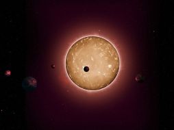 La estrella está situada a unos 117 años luz de la Tierra y alrededor la orbitan cinco planetas. AFP / IOWA STATE UNIVERSITY
