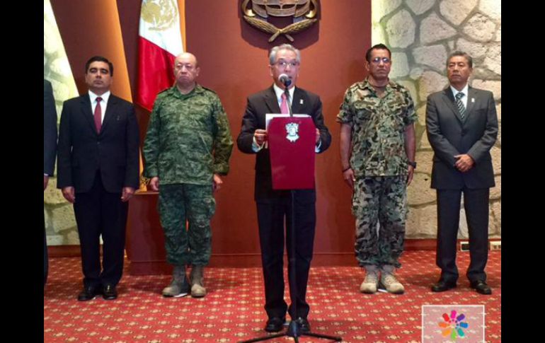 Jara aclara que el Grupo de Coordinación Michoacán estará en coordinación con el gobierno. TWITTER / @SJara_gobmich