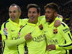 El contragolpe, la pegada y los goles de Neymar sentenciaron el pase del Barcelona a las semifinales. AFP / G. Julien